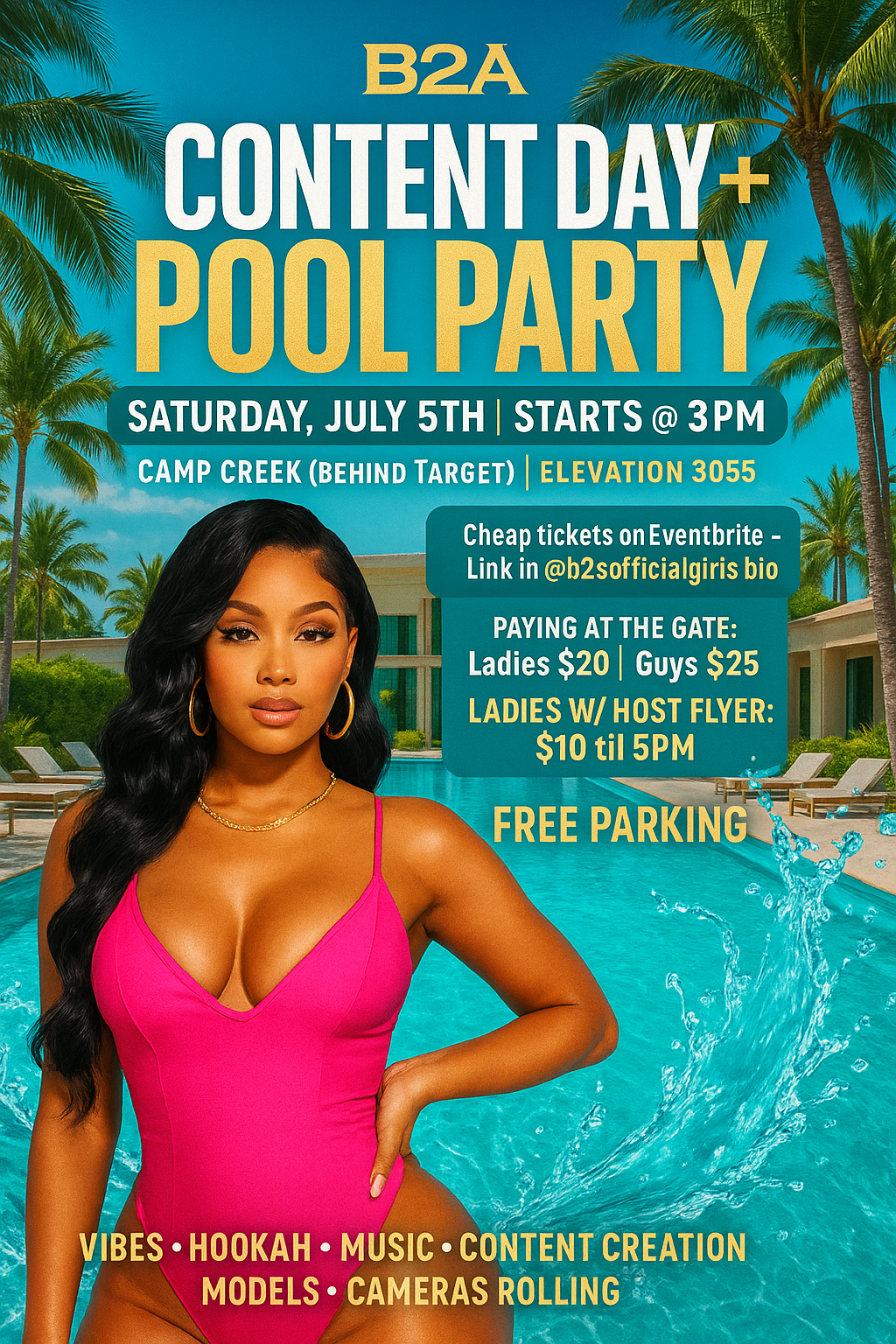 Content day + Pool Party