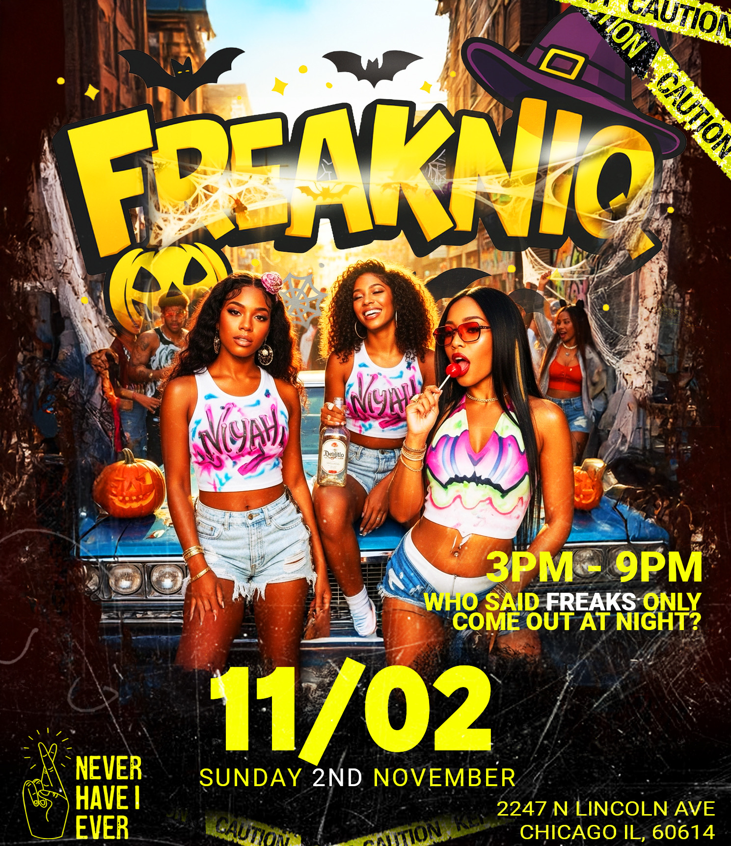 FREAKNIQ CHICAGO | THE ULTIMATE DAY PARTY (HALLOWEEN EDITION)