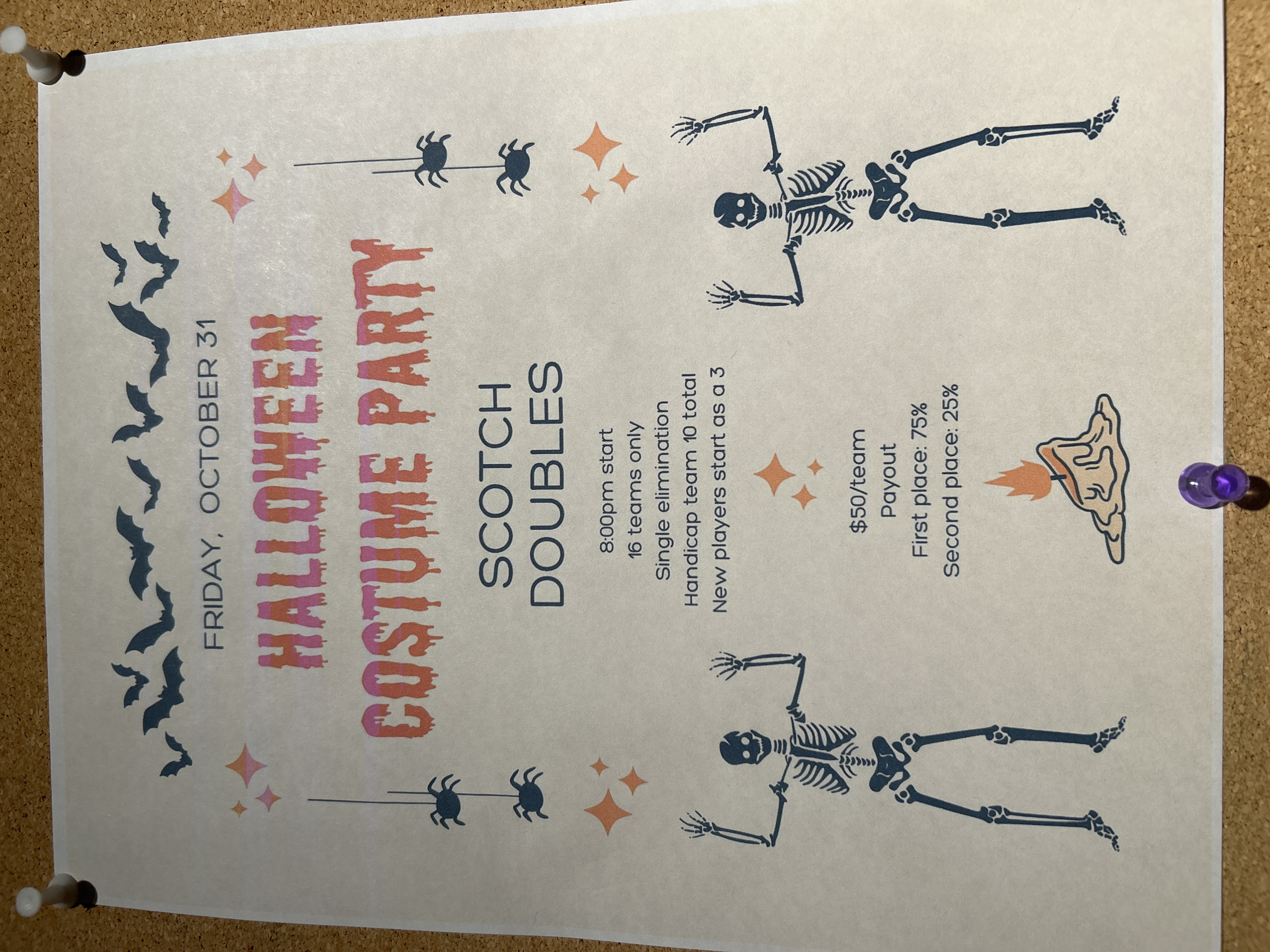 Scotch Doubles 8-ball Halloween Costume Party