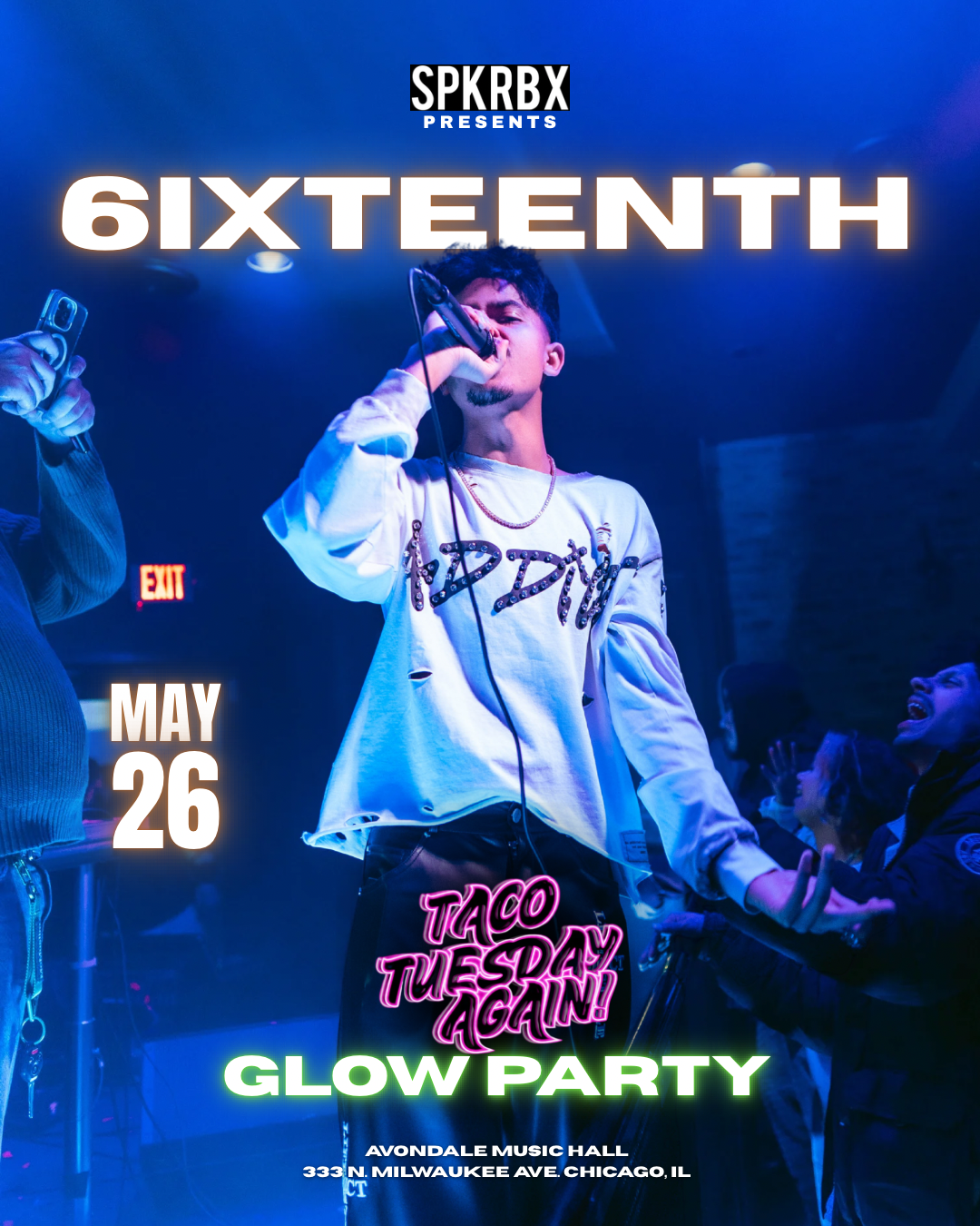 Taco Tuesday Again! Glow Party!